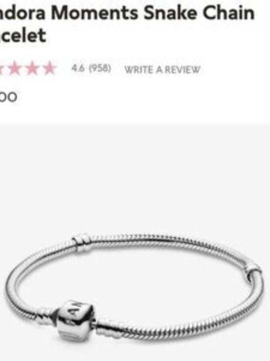 Pandora Jewelry - Pandora Moments Snake Chain Bracelet